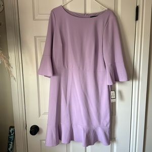 Nine West Pastel Daphne Ruffle Dress